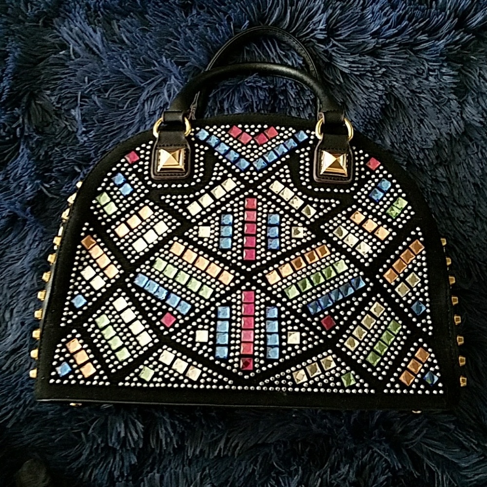 Bejeweled purse